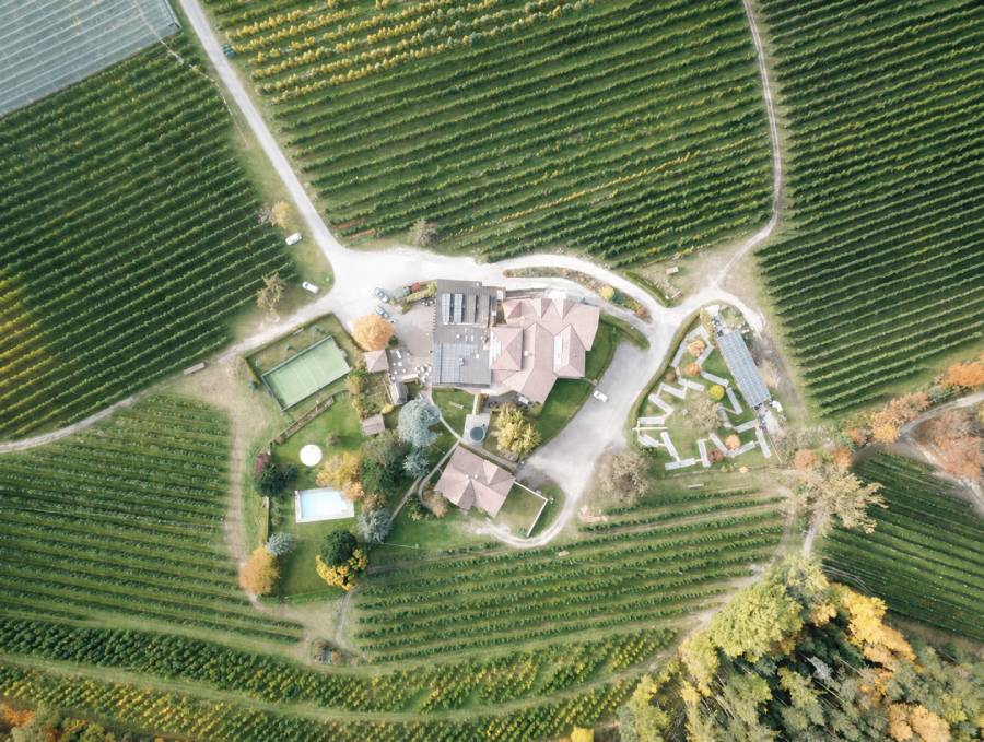 Hotel Flötscherhof von oben